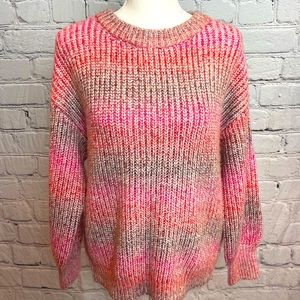 Universal Thread Multicolor Chunky Knit Sweater